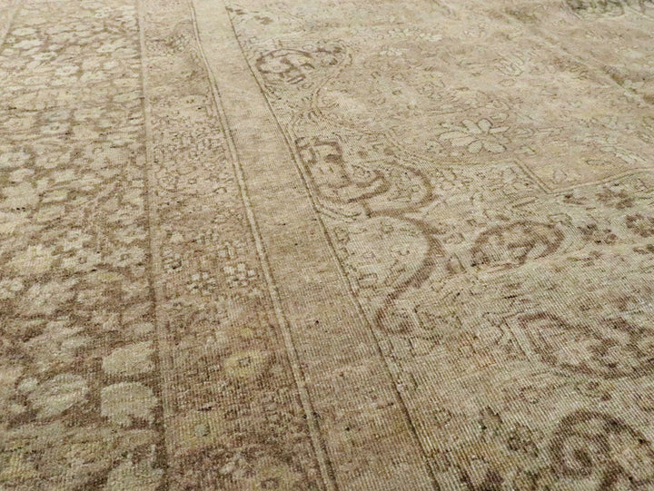 Antique Lahore Wool Rug 12 X 14