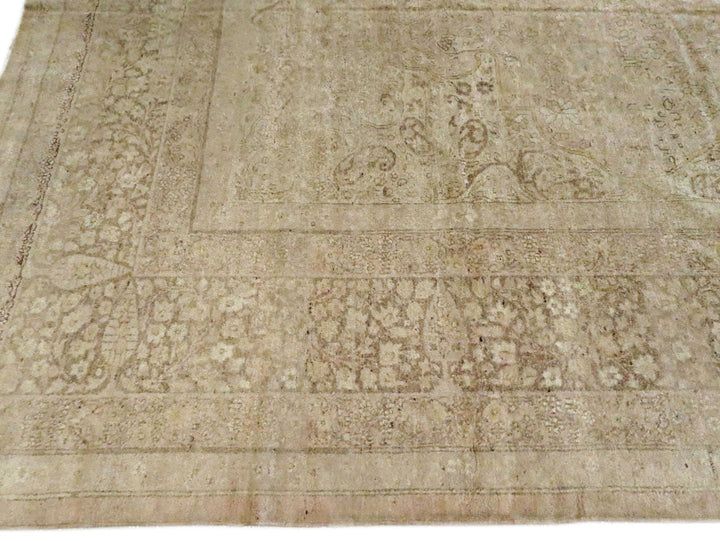 Antique Lahore Wool Rug 12 X 14