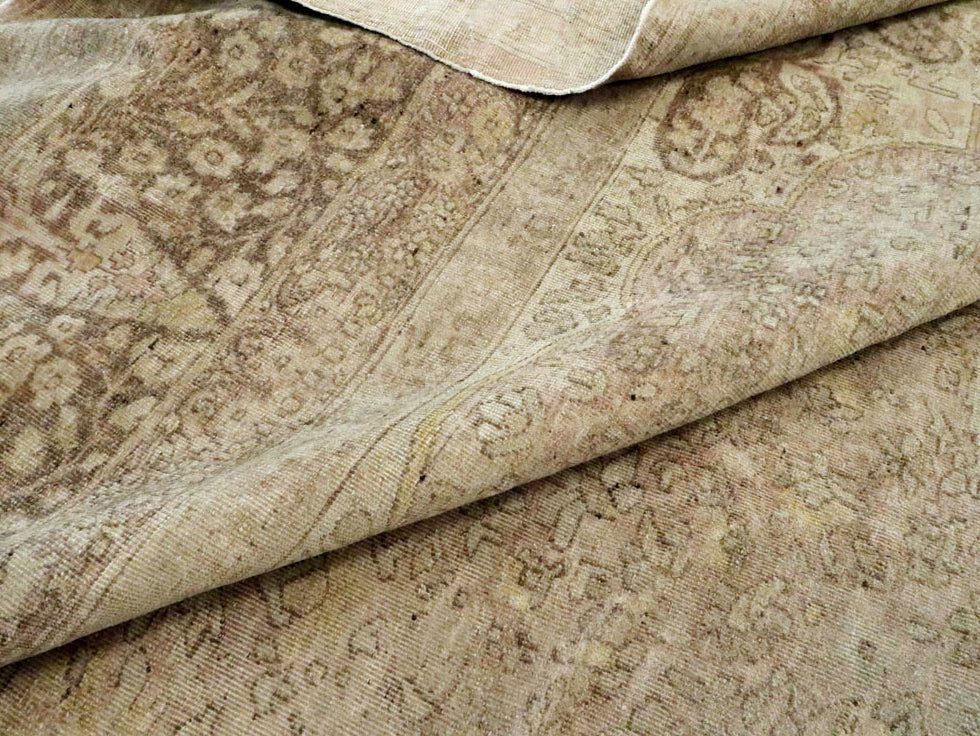 Antique Lahore Wool Rug 12 X 14