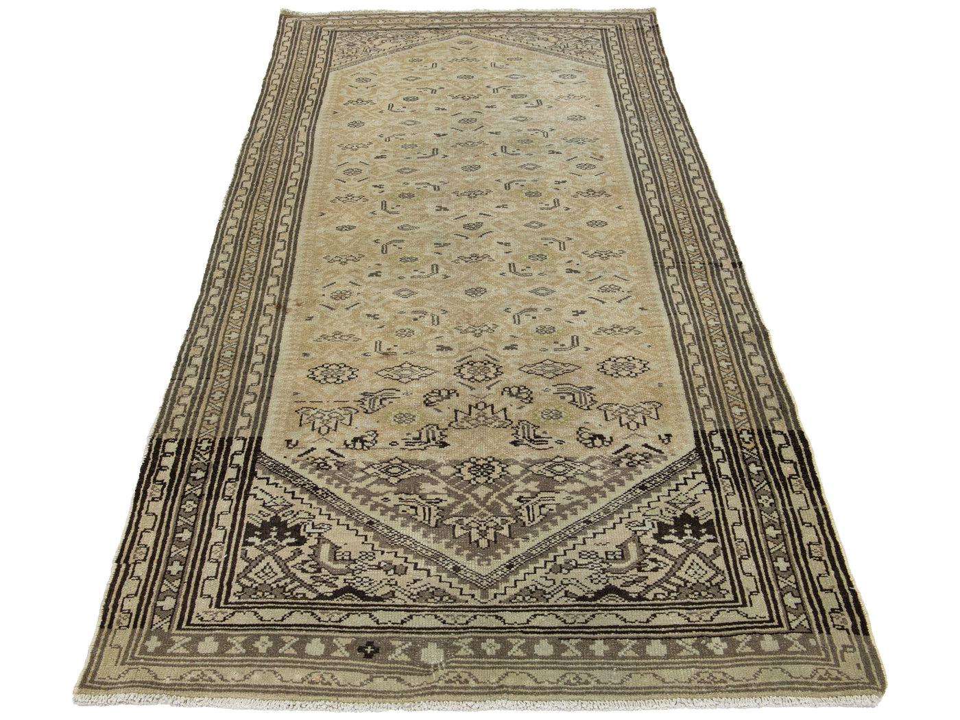 Antique Malayer Wool Runner 5 X 9