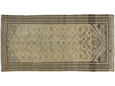 Antique Malayer Wool Runner 5 X 9