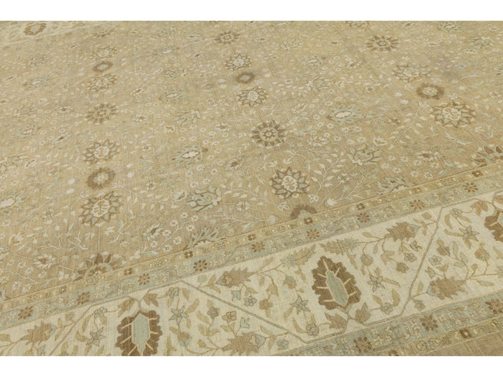Modern Oushak Wool Rug 12 X 15