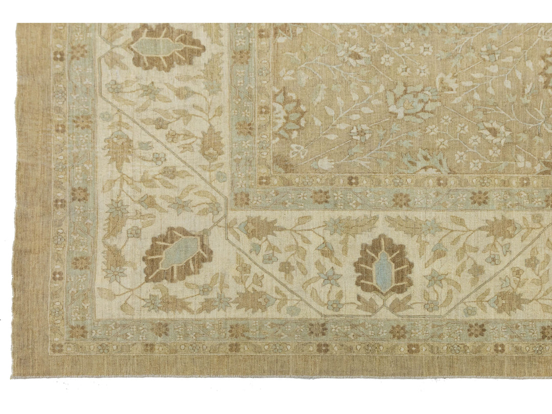 Modern Oushak Wool Rug 12 X 15