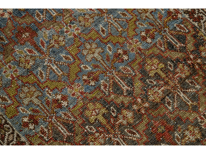 Antique Malayer Wool Runner 3 X 14