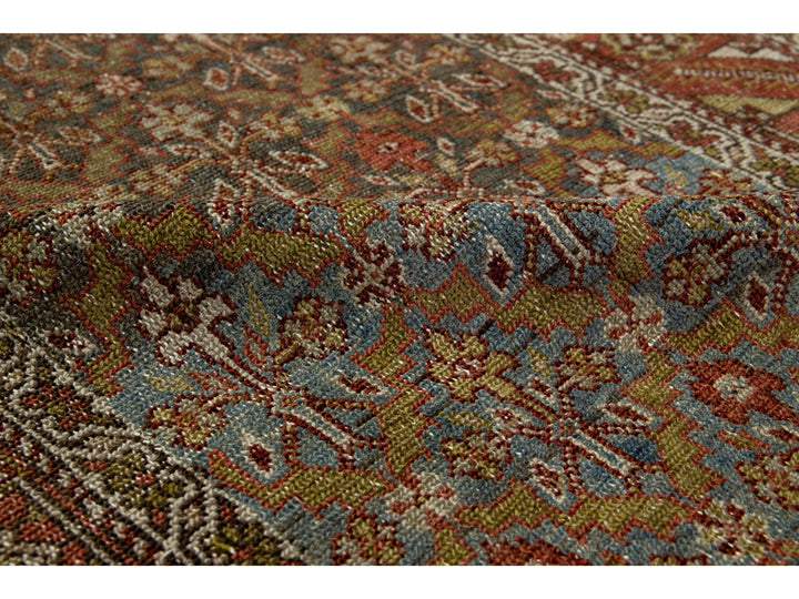 Antique Malayer Wool Runner 3 X 14