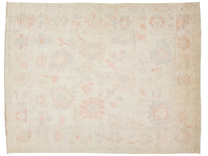 Modern Oushak Wool Rug 12 X 16