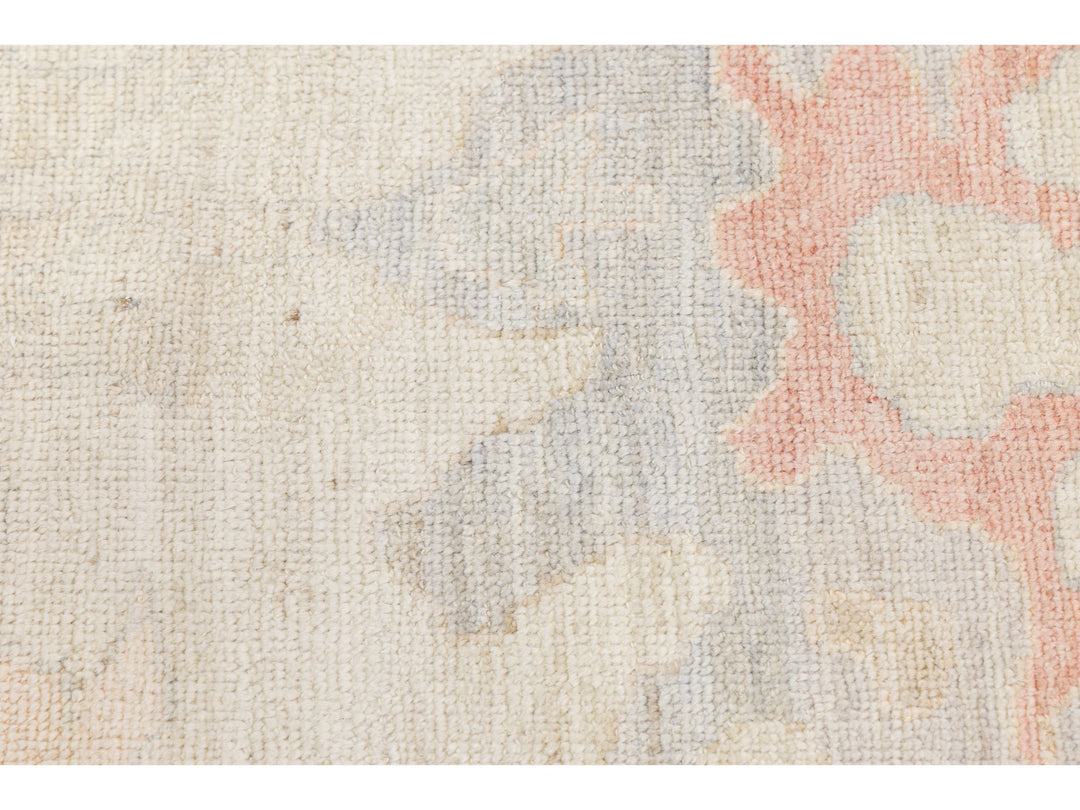 Modern Oushak Wool Rug 12 X 16