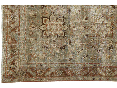 Antique Malayer Wool Runner 3 X 18