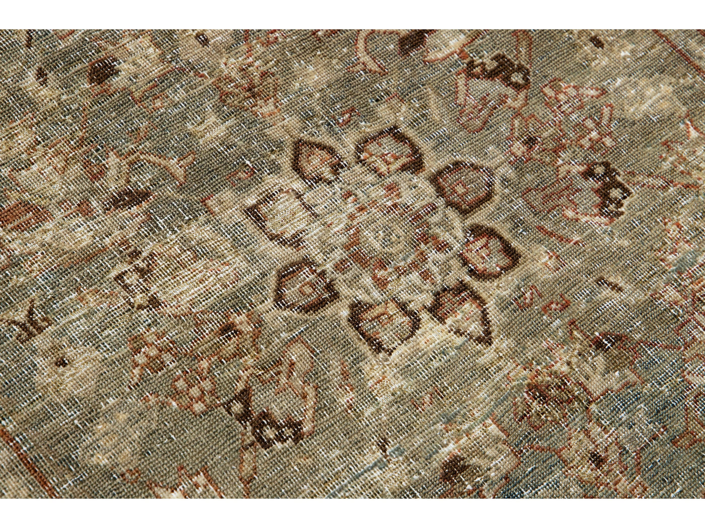 Antique Malayer Wool Runner 3 X 18