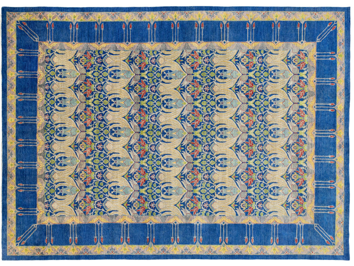 Modern Art &amp; Crafts Wool Rug 10 X 14