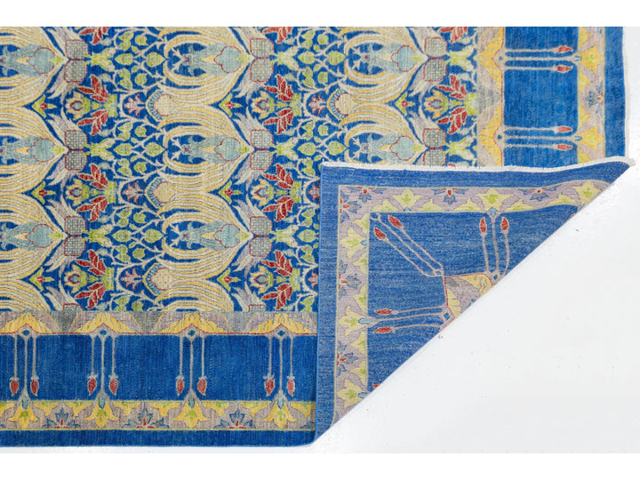 Modern Art &amp; Crafts Wool Rug 10 X 14
