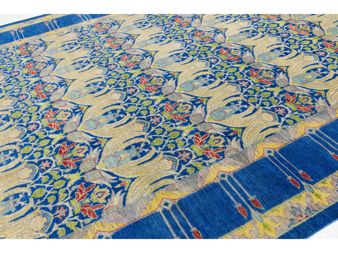 Modern Art &amp; Crafts Wool Rug 10 X 14