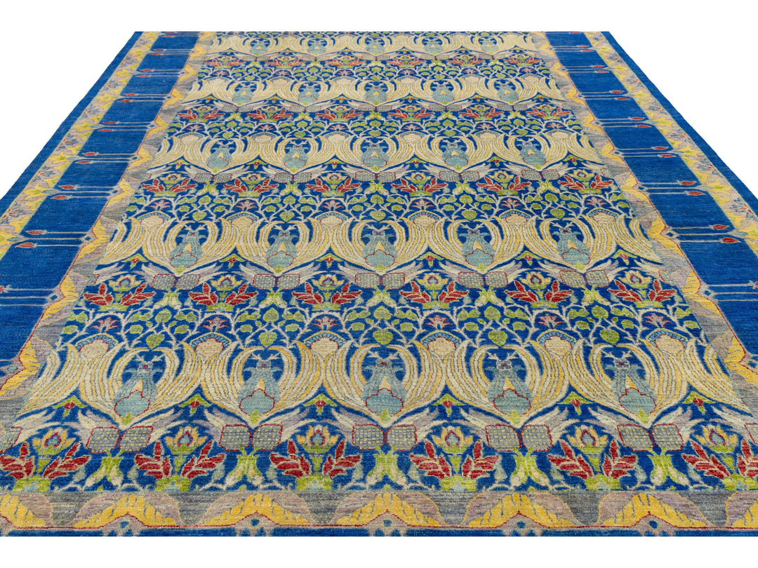 Modern Art &amp; Crafts Wool Rug 10 X 14