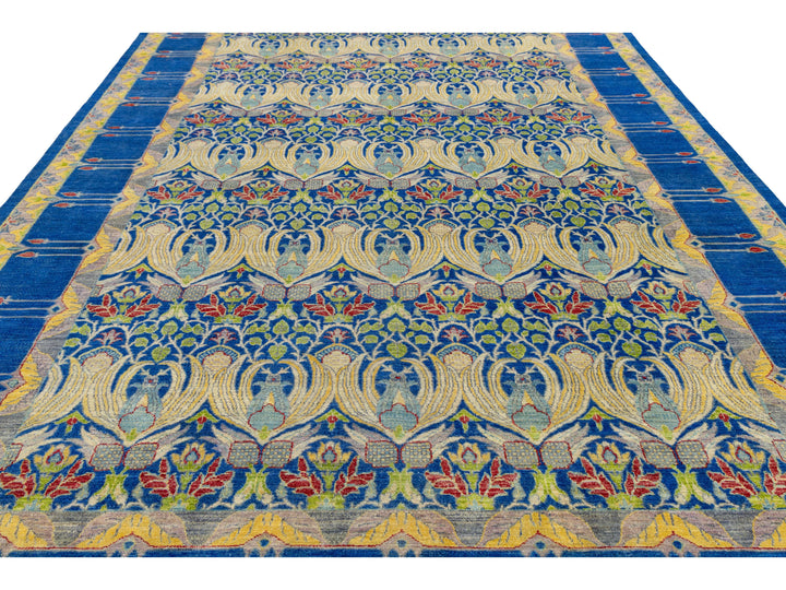 Modern Art &amp; Crafts Wool Rug 10 X 14