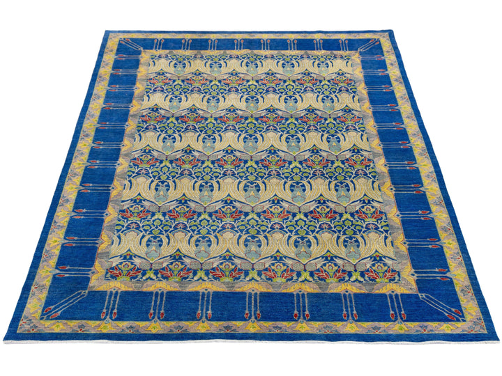 Modern Art &amp; Crafts Wool Rug 10 X 14