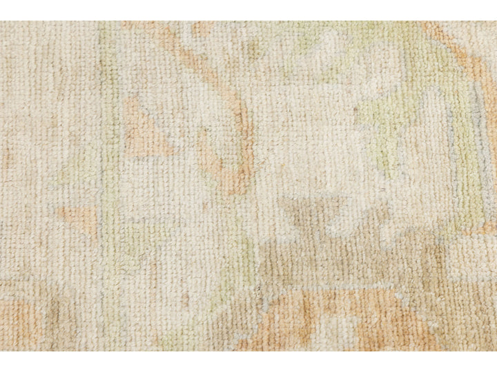 Modern Oushak Wool Rug 12 X 15