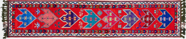 Modern Turkish Wool Runner 3 X 11
