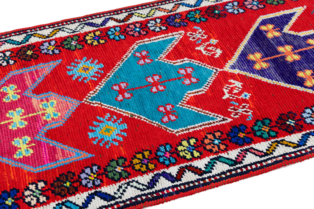 Modern Turkish Wool Runner 3 X 13