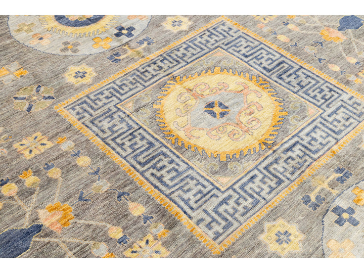 Modern Khotan Wool Rug 10 X 12