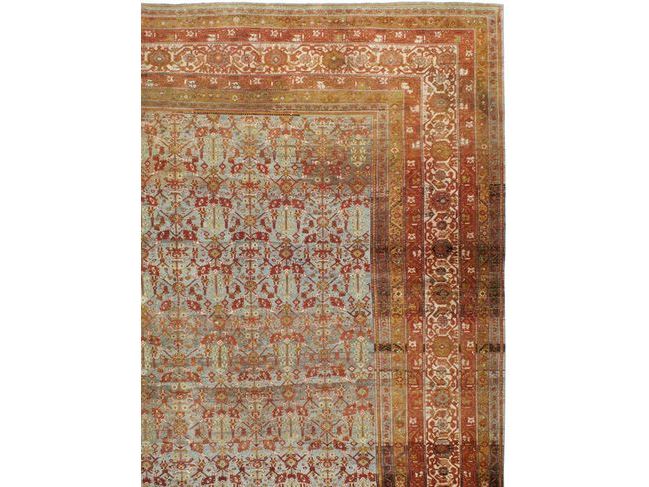 Antique Persian Malayer Wool Rug 14 X 20