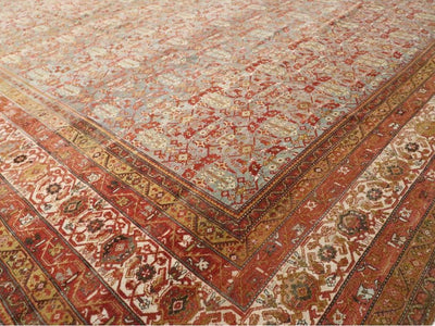 Antique Persian Malayer Wool Rug 14 X 20