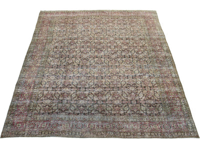 Antique Malayer Wool Rug 11 X 14