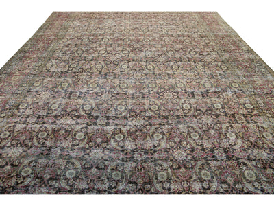 Antique Malayer Wool Rug 11 X 14