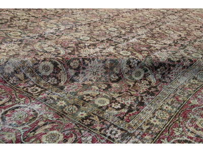 Antique Malayer Wool Rug 11 X 14