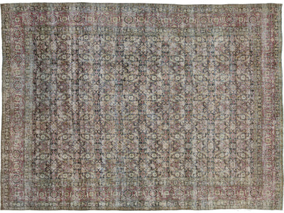 Antique Malayer Wool Rug 11 X 14