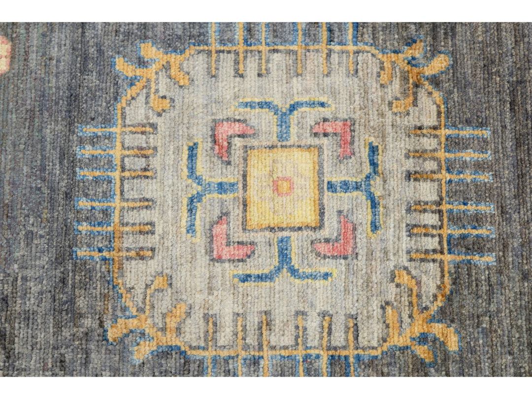 Modern Khotan Wool Rug 10 X 14