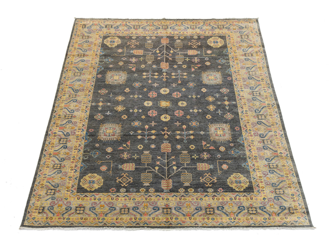 Modern Khotan Wool Rug 10 X 14