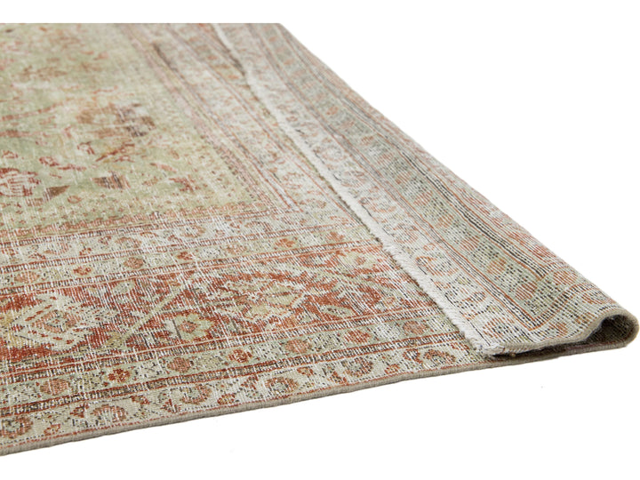 Antique Mahal Wool Rug 10 X 16