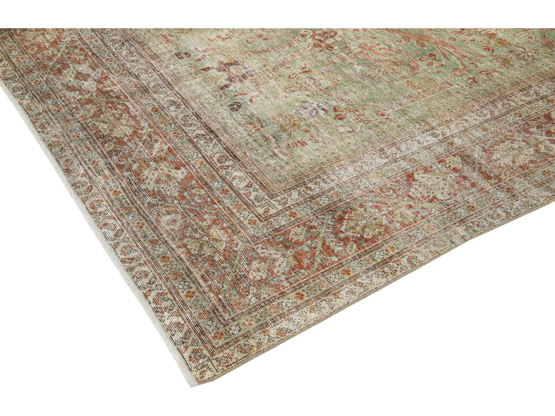 Antique Mahal Wool Rug 10 X 16