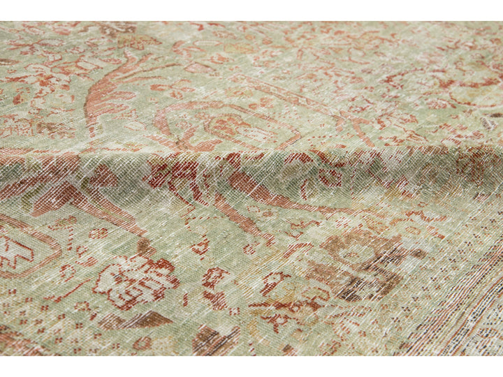 Antique Mahal Wool Rug 10 X 16