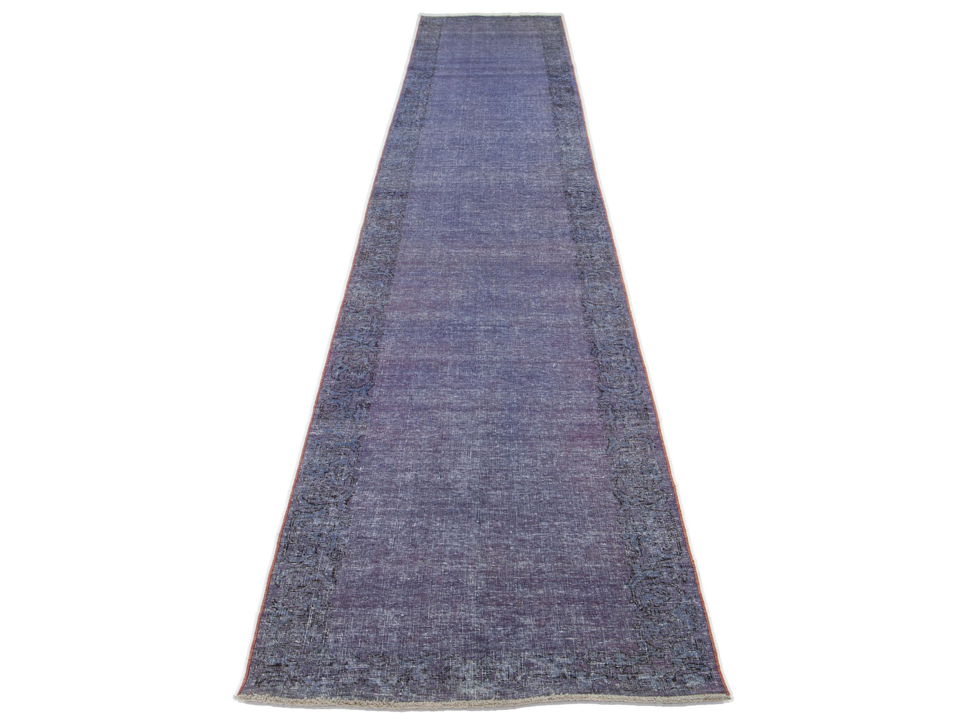 Vintage Distressed Wool Runner 3 X 16