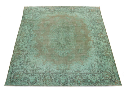 Antique Overdyed Wool Rug 10 X 13