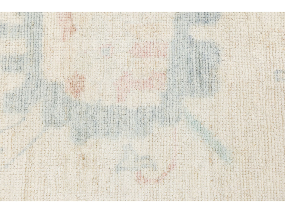 Modern Oushak Wool Rug 10 X 13