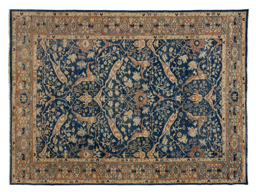 Vintage Bidjar Wool Rug 10 X 14