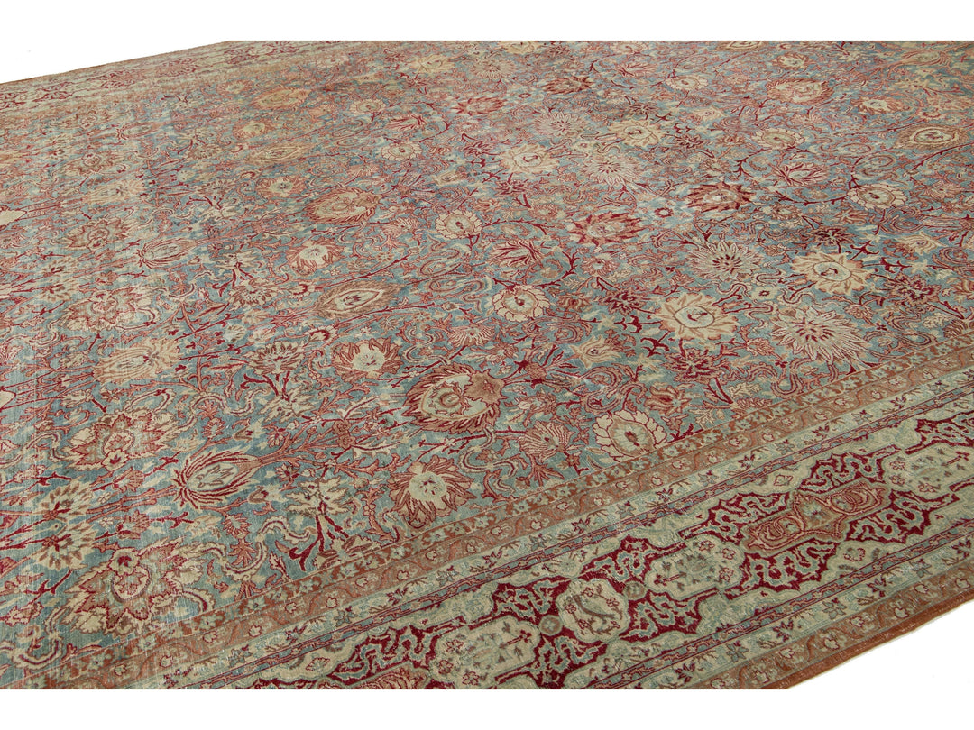 Antique Malayer Wool Rug 12 X 17