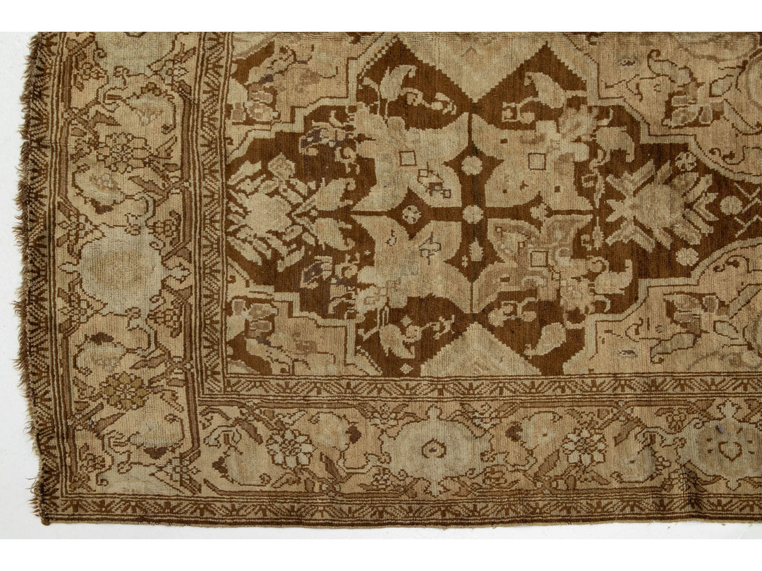 Antique Karabagh Wool Rug 7 X 19