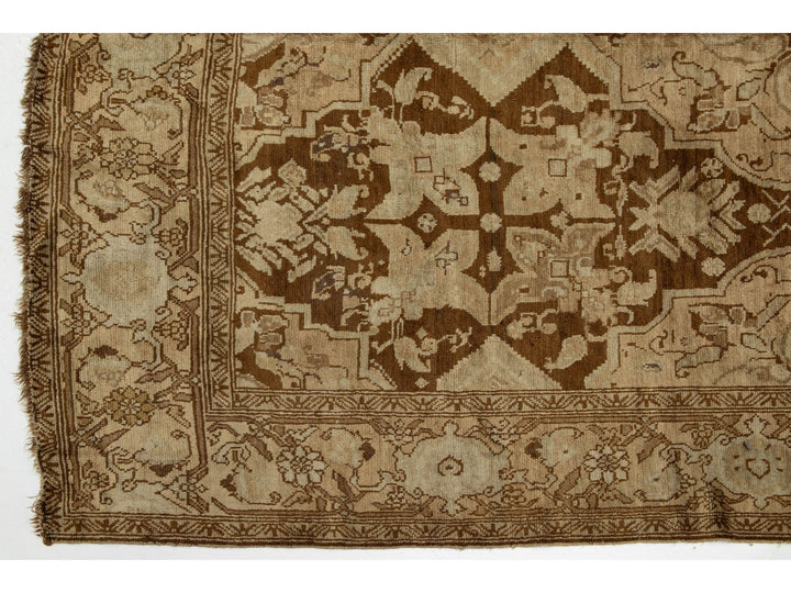 Antique Karabagh Wool Rug 7 X 19