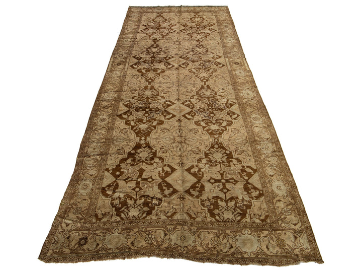 Antique Karabagh Wool Rug 7 X 19