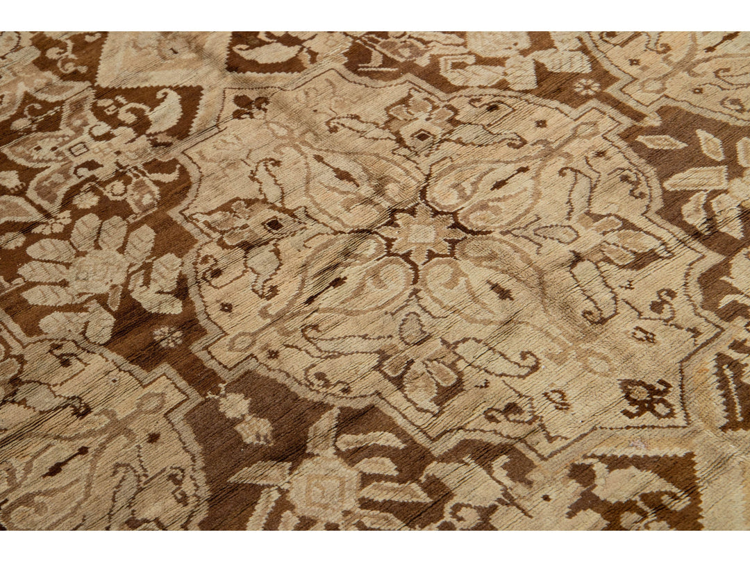Antique Karabagh Wool Rug 7 X 19
