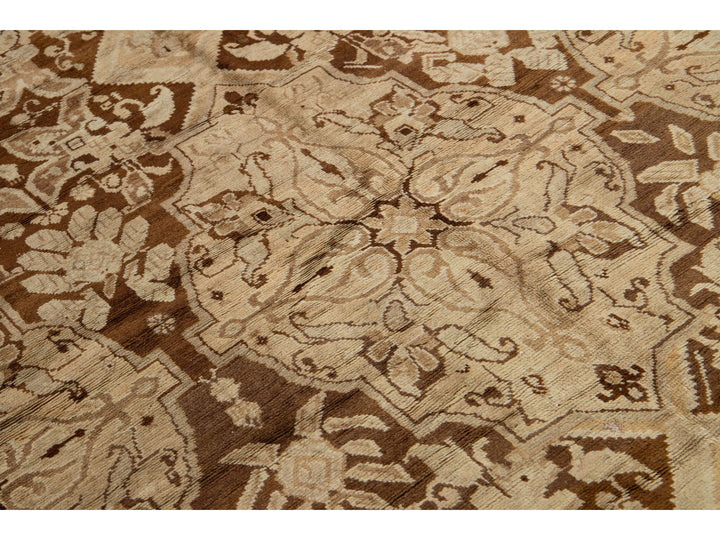 Antique Karabagh Wool Rug 7 X 19