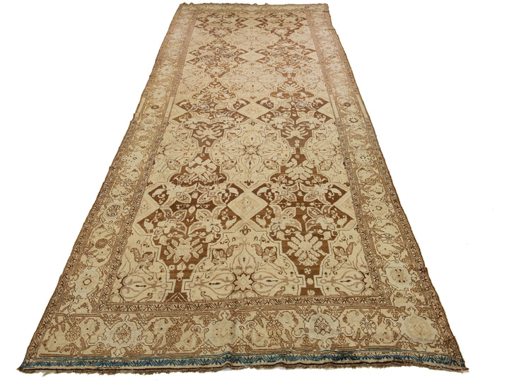 Antique Karabagh Wool Rug 7 X 19