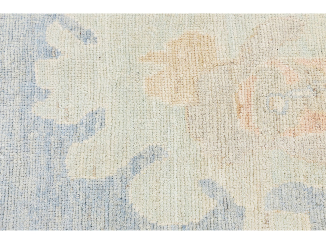 Modern Oushak Wool Rug 10 X 14