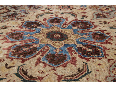 Antique Persian Sultanabad Wool Rug 16 X 19