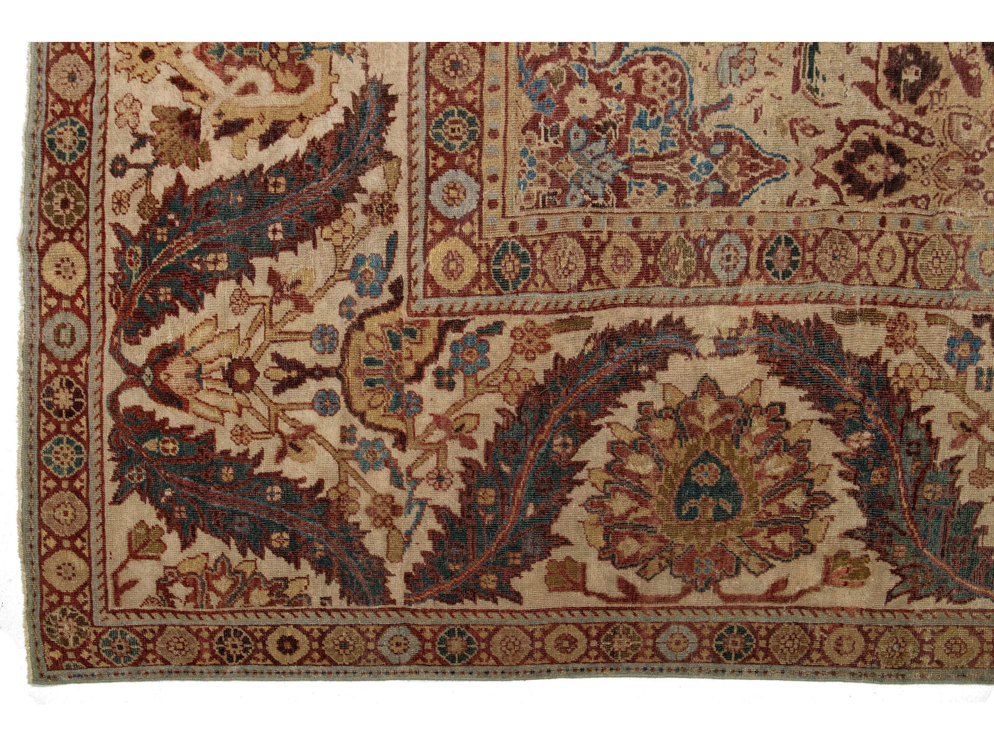 Antique Persian Sultanabad Wool Rug 16 X 19