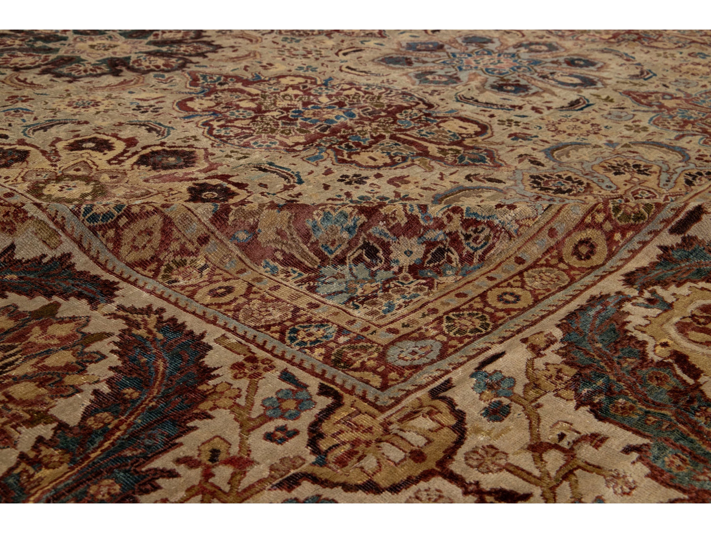 Antique Persian Sultanabad Wool Rug 16 X 19