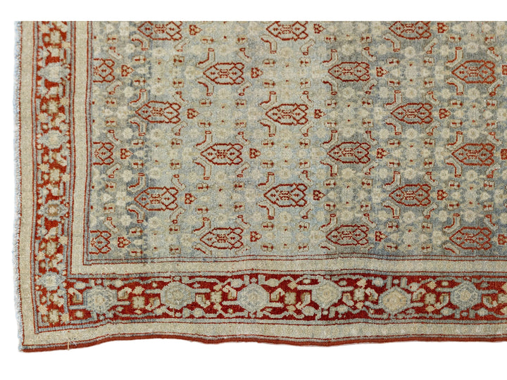 Antique Agra Wool Rug 4 X 5